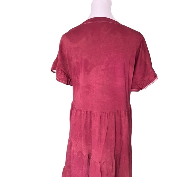 J. Crew - Tiered Dress in Broken-In Jersey Sz XL - Picture 5 of 7